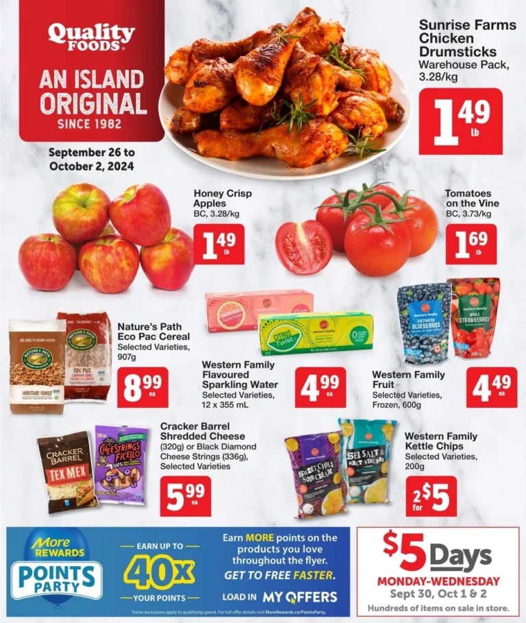 quality foods flyer canada