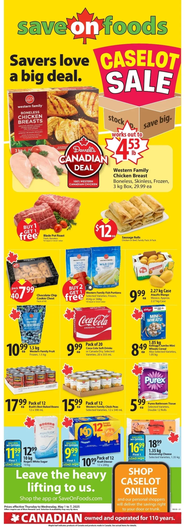 save on foods caselot sale