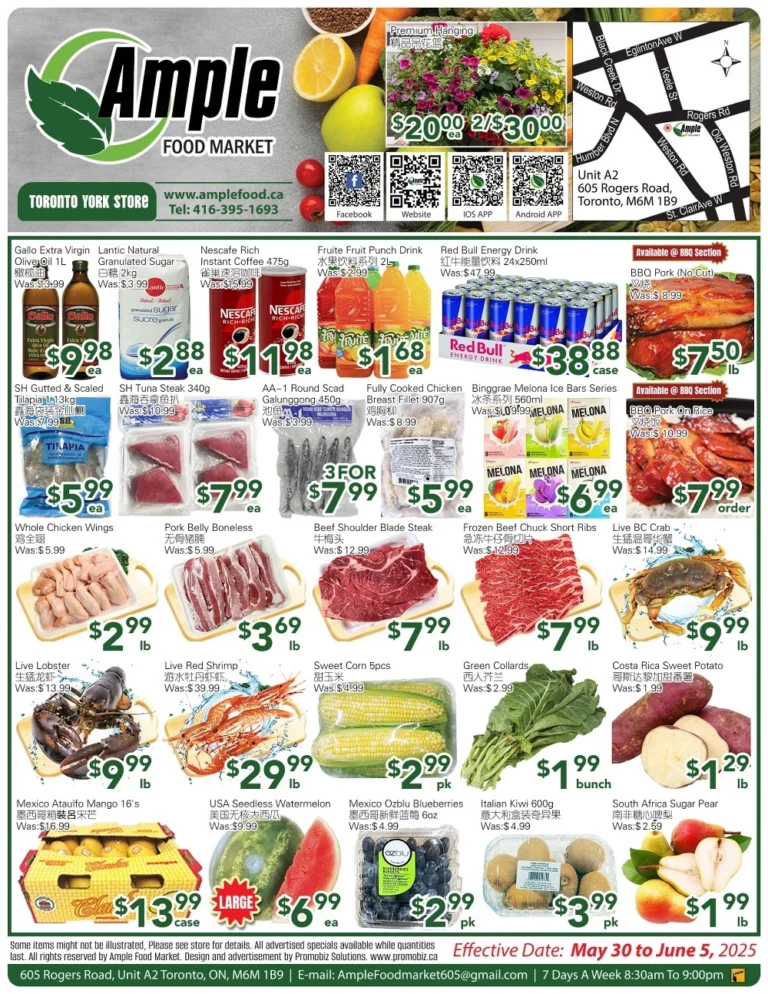 ample food market flyer
