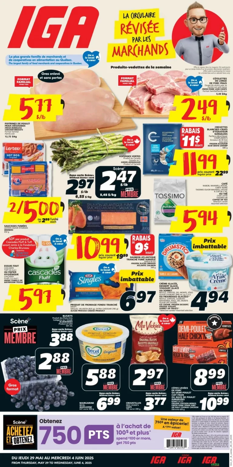 iga flyer, iga circulaire