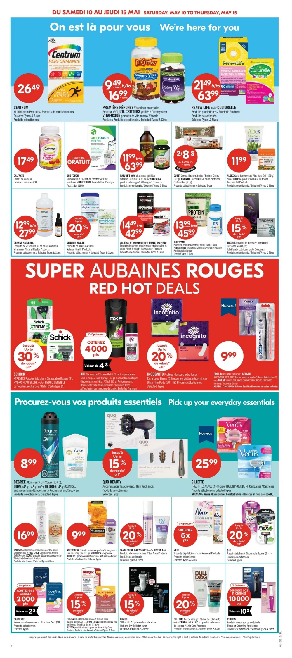 pharmaprix flyer may 10 15 11