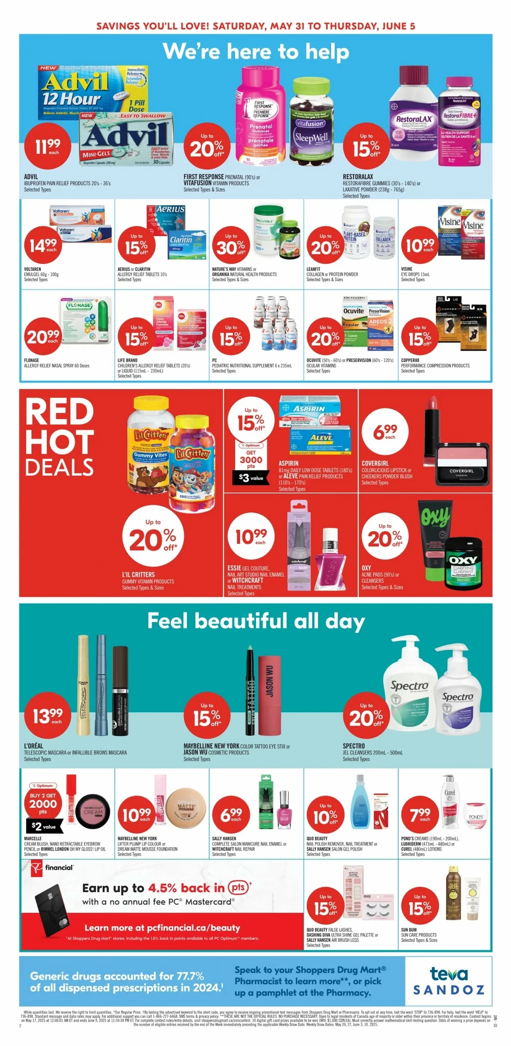 shoppers drug mart flyer may 31 june 5 7