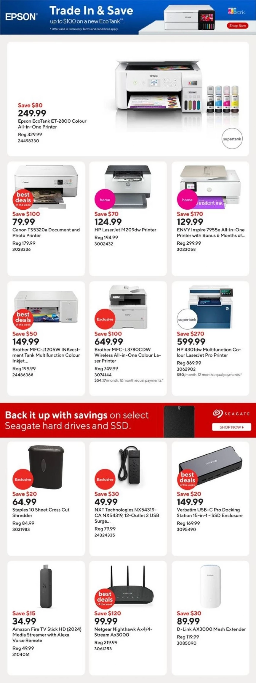 staples flyer may 2 8 red dot deals 8
