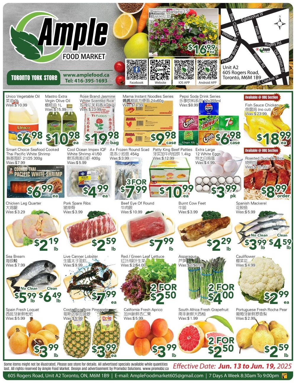 ample food market flyer 