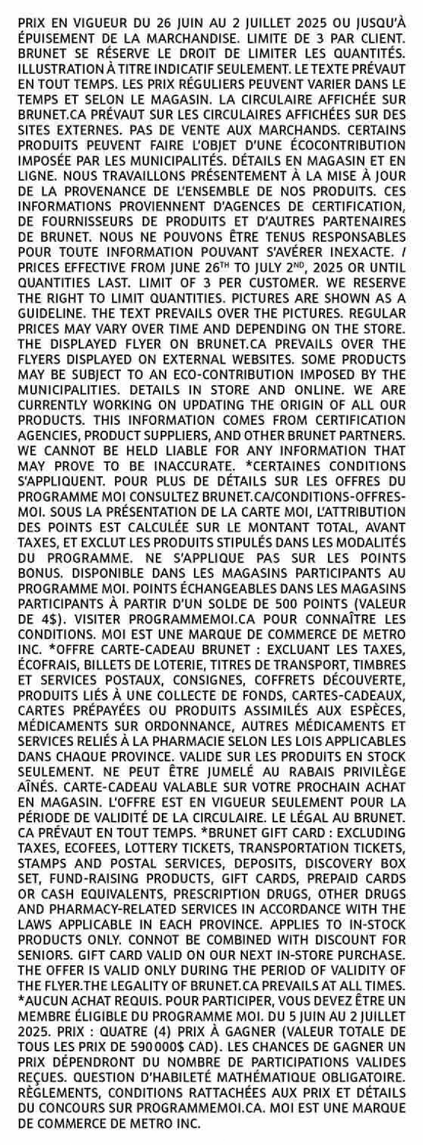 brunet flyer june 26 july 2 12