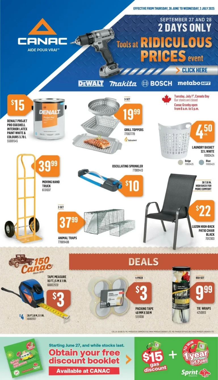 canac flyer