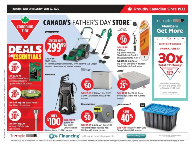 canadian tire flyer