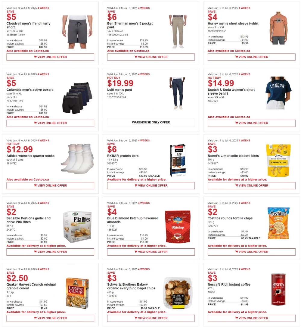 costco flyer june 9 22 4