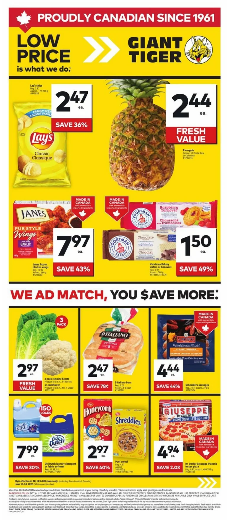 giant tiger west flyer