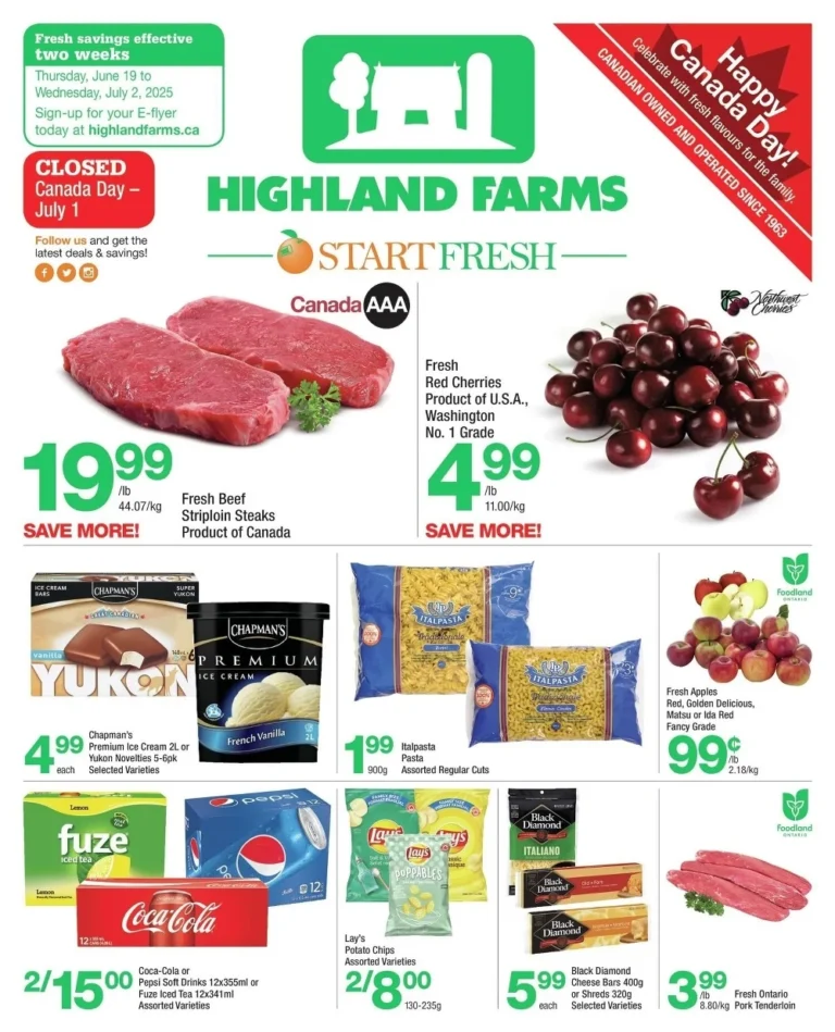 highland farms flyer
