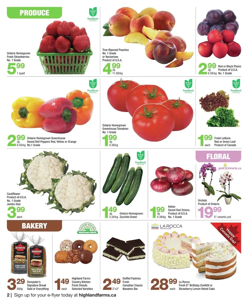 highland farms flyer june 19 july 2 2