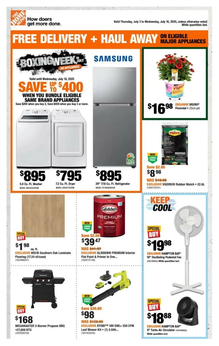 home depot flyer two week flyer