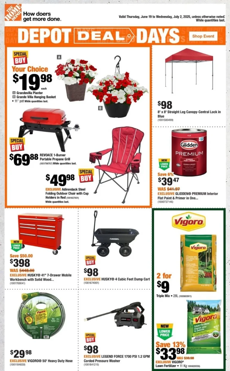 home depot flyer