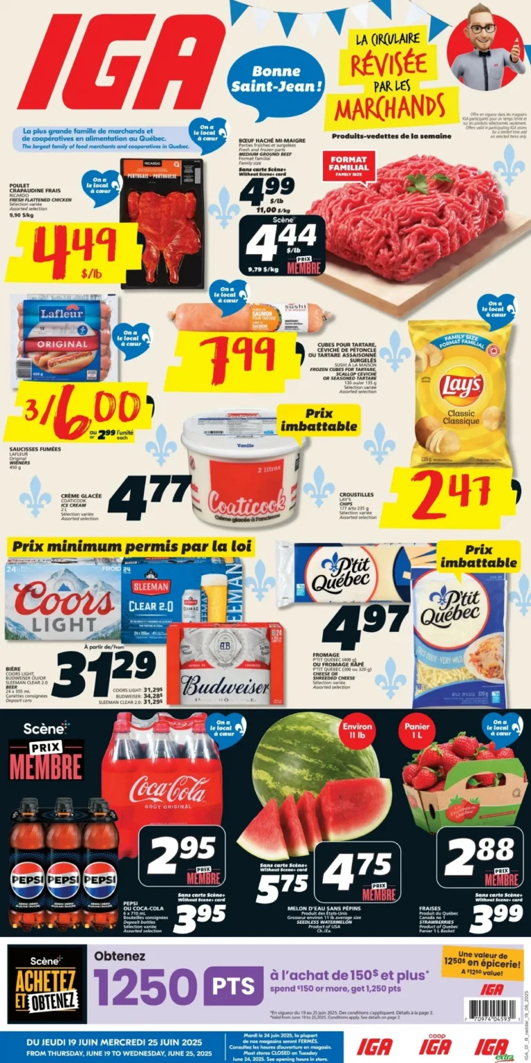 iga flyer, iga circulaire, iga upcoming flyer