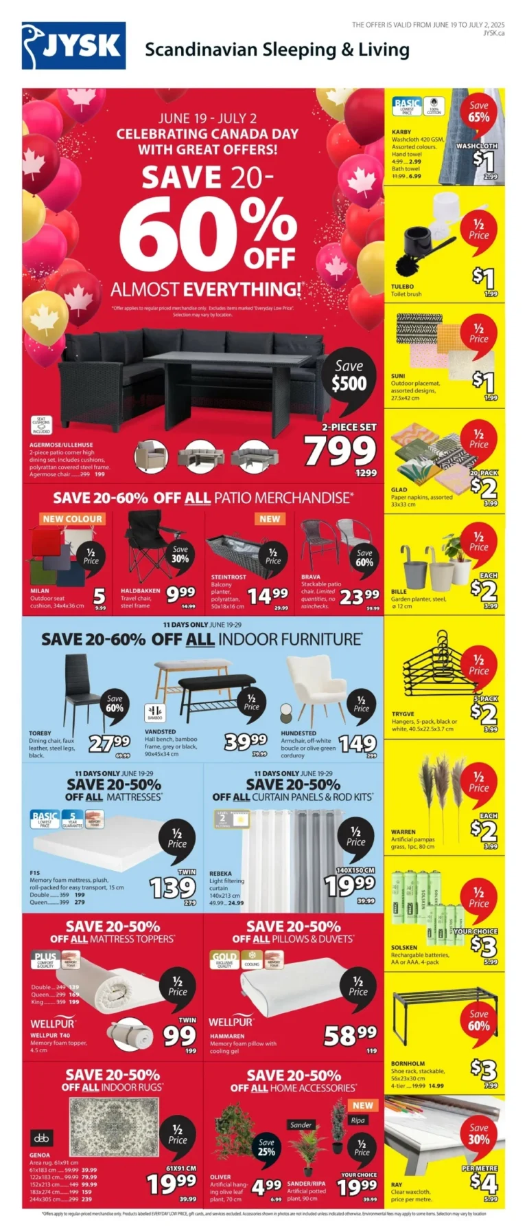 jysk flyer canada
