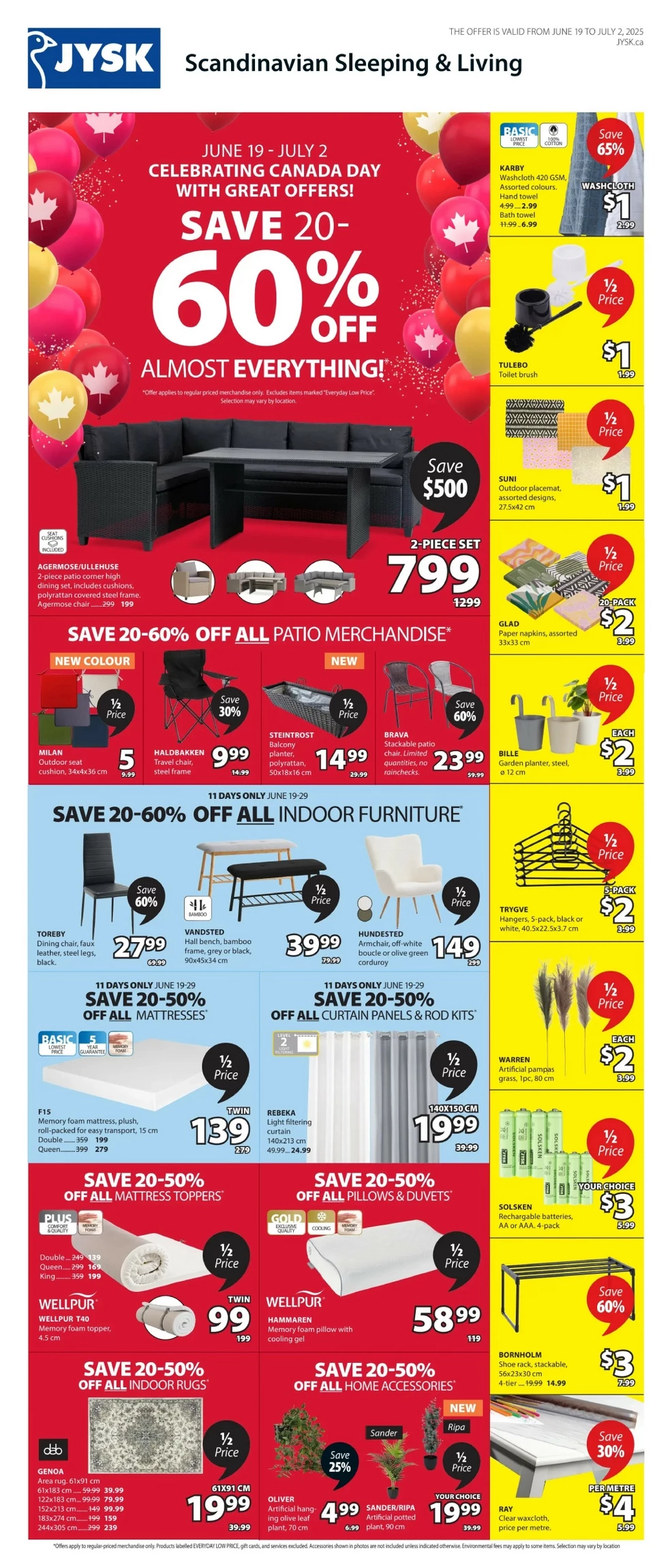 jysk flyer canada