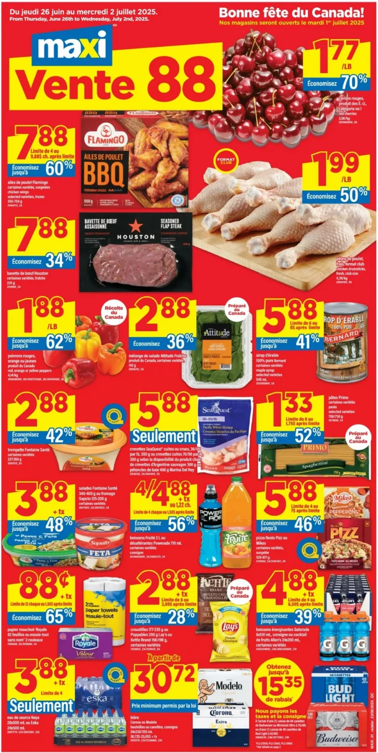 maxi flyer canada