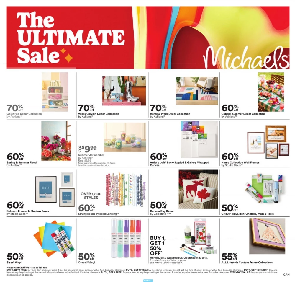 michaels flyer