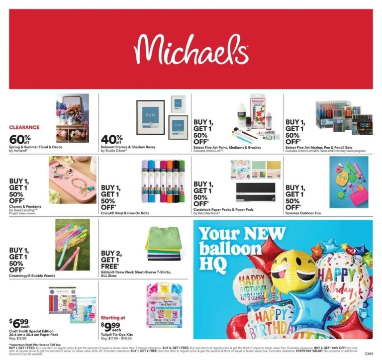 michaels flyer canada