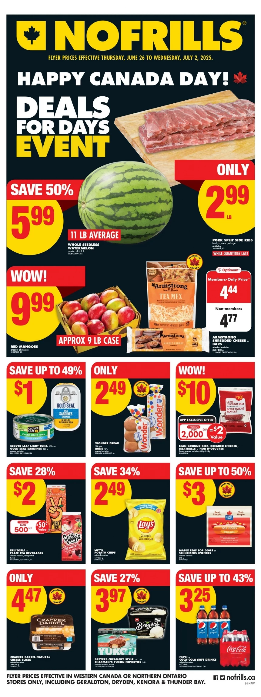 no frills flyer west june 26 july 2 2