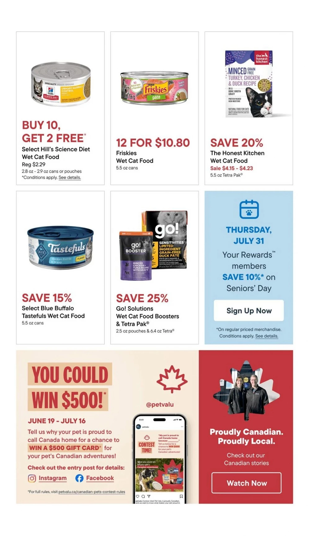 pet valu flyer july 3 16 13