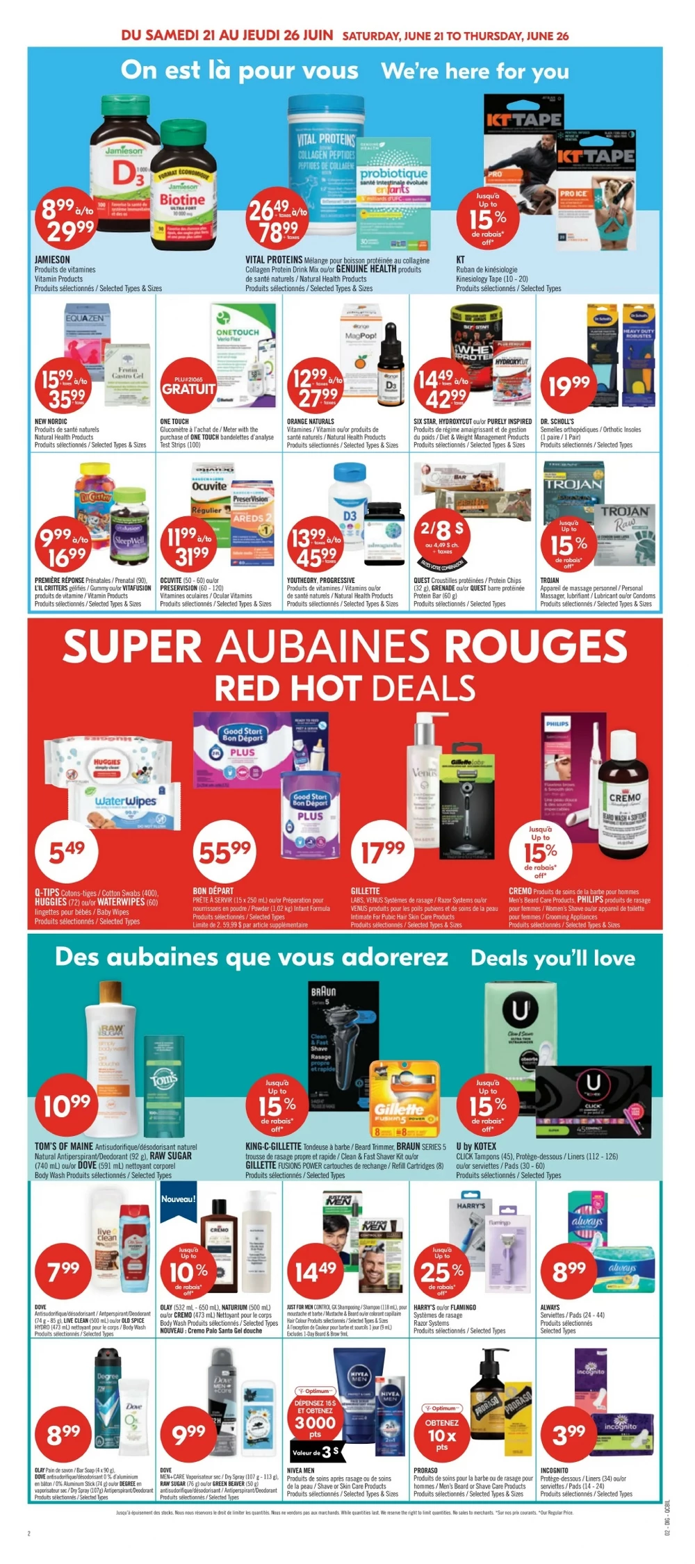 pharmaprix flyer june 21 26 11