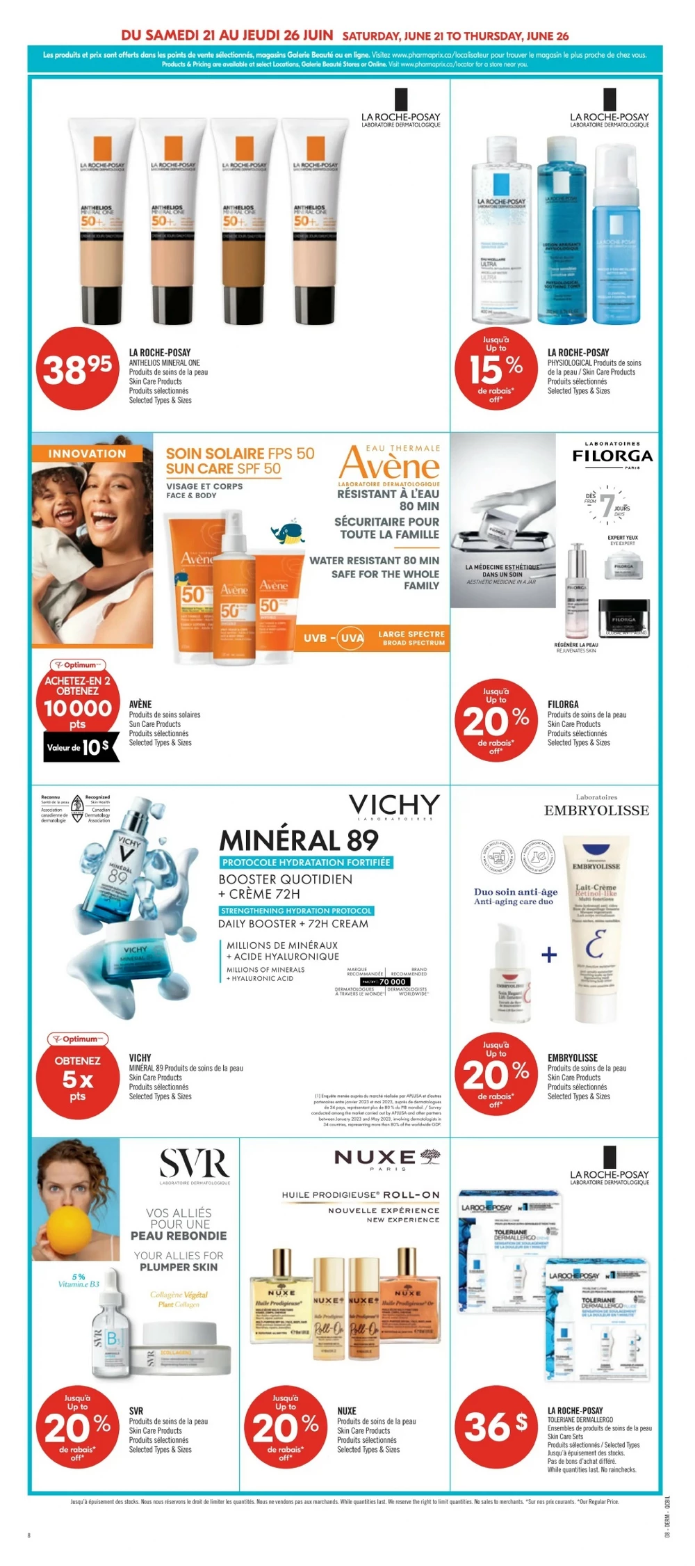 pharmaprix flyer june 21 26 15