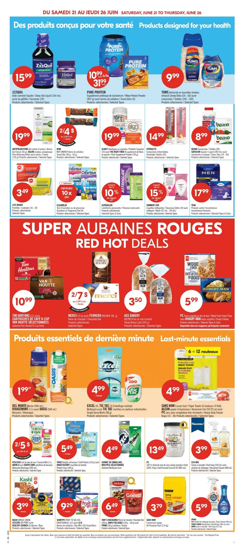 pharmaprix flyer june 21 26 19