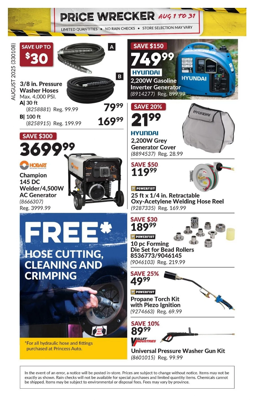 princess auto flyer august 2025 22