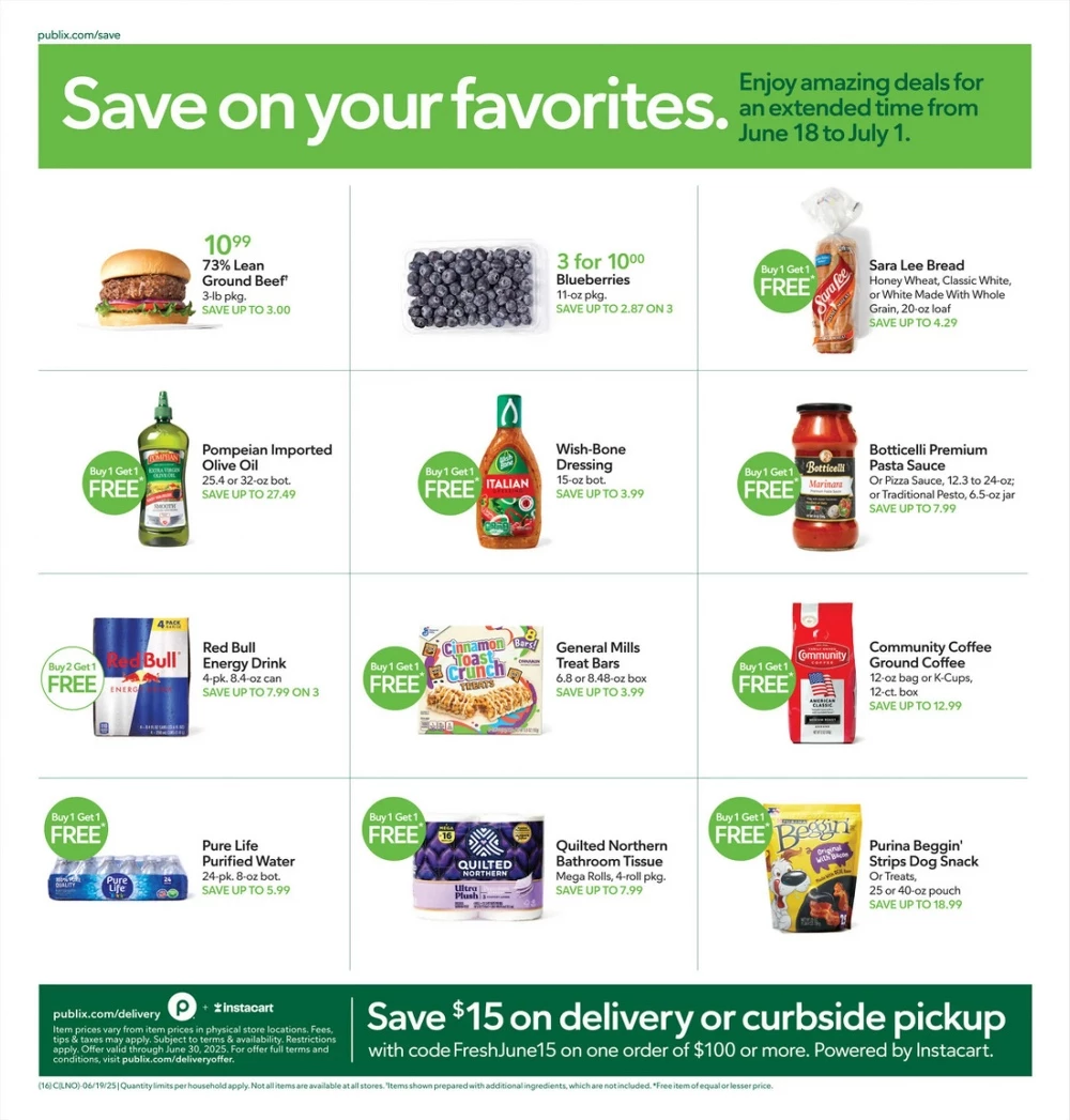 publix weekly ad june 18 24 16