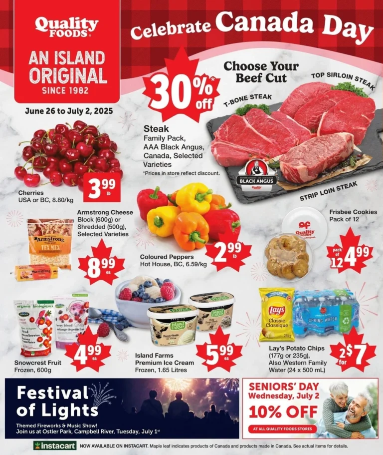 quality foods flyer