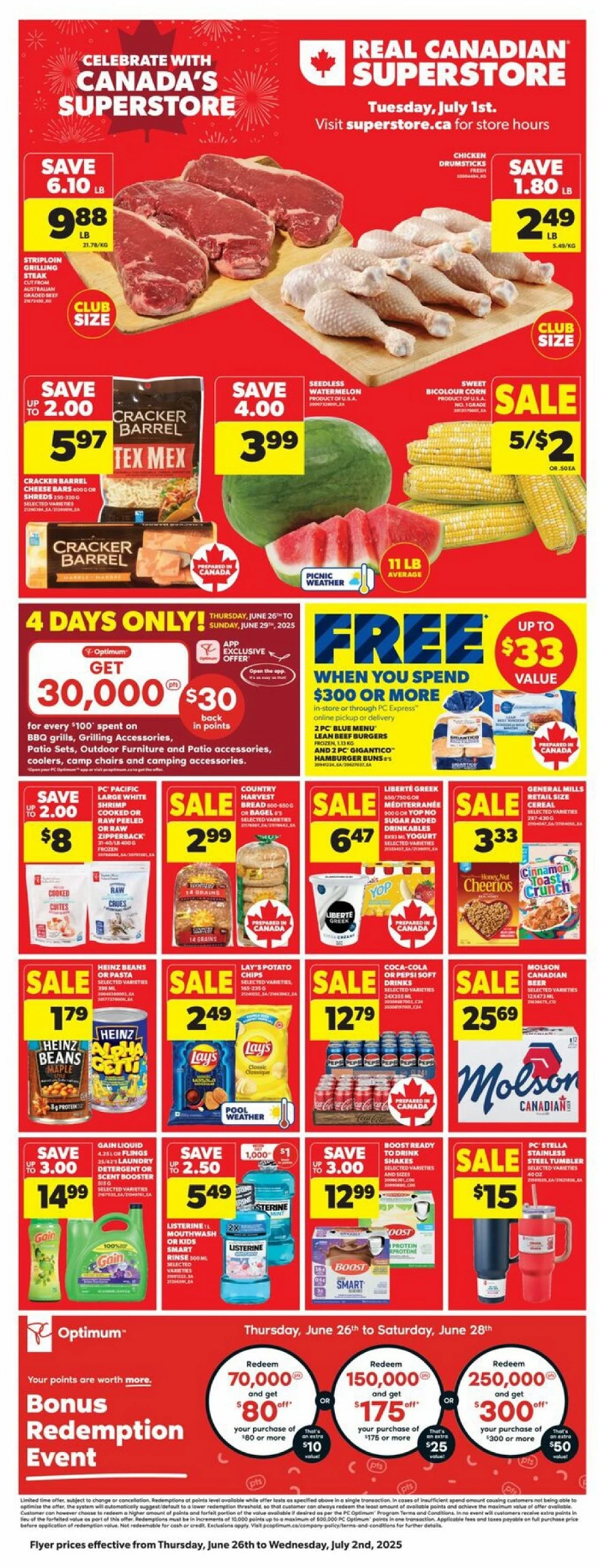 real canadian flyer ont june 26 july 2 3