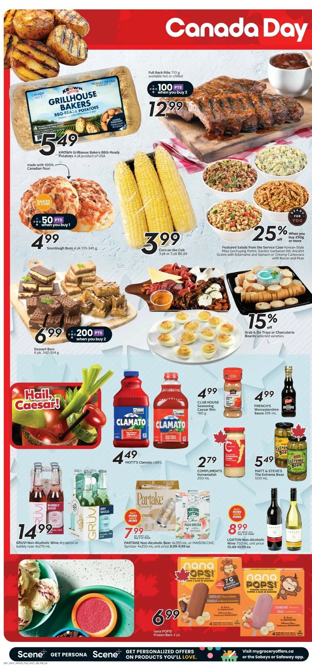 safeway sobeys flyer west june 26 july 2 5