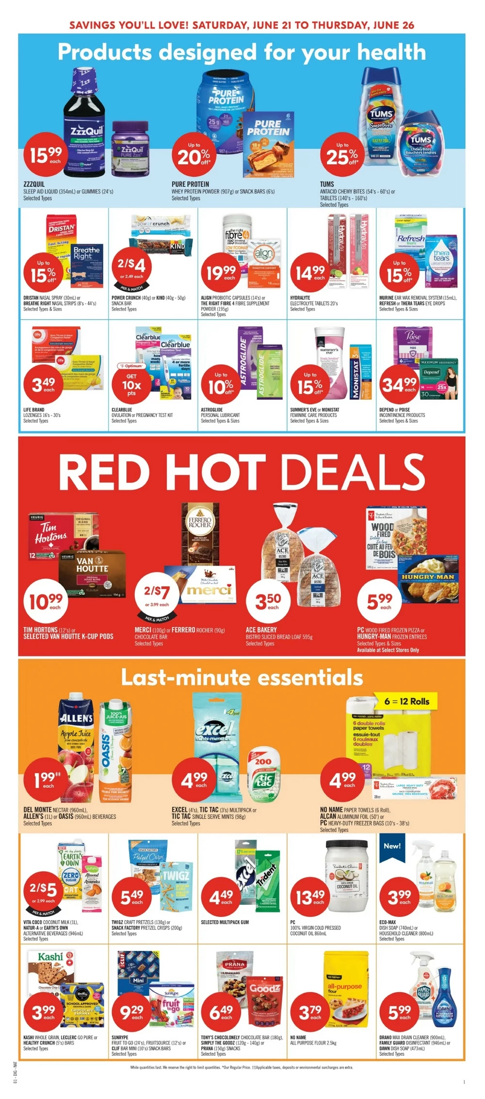 shoppers drug mart flyer june 21 26 11