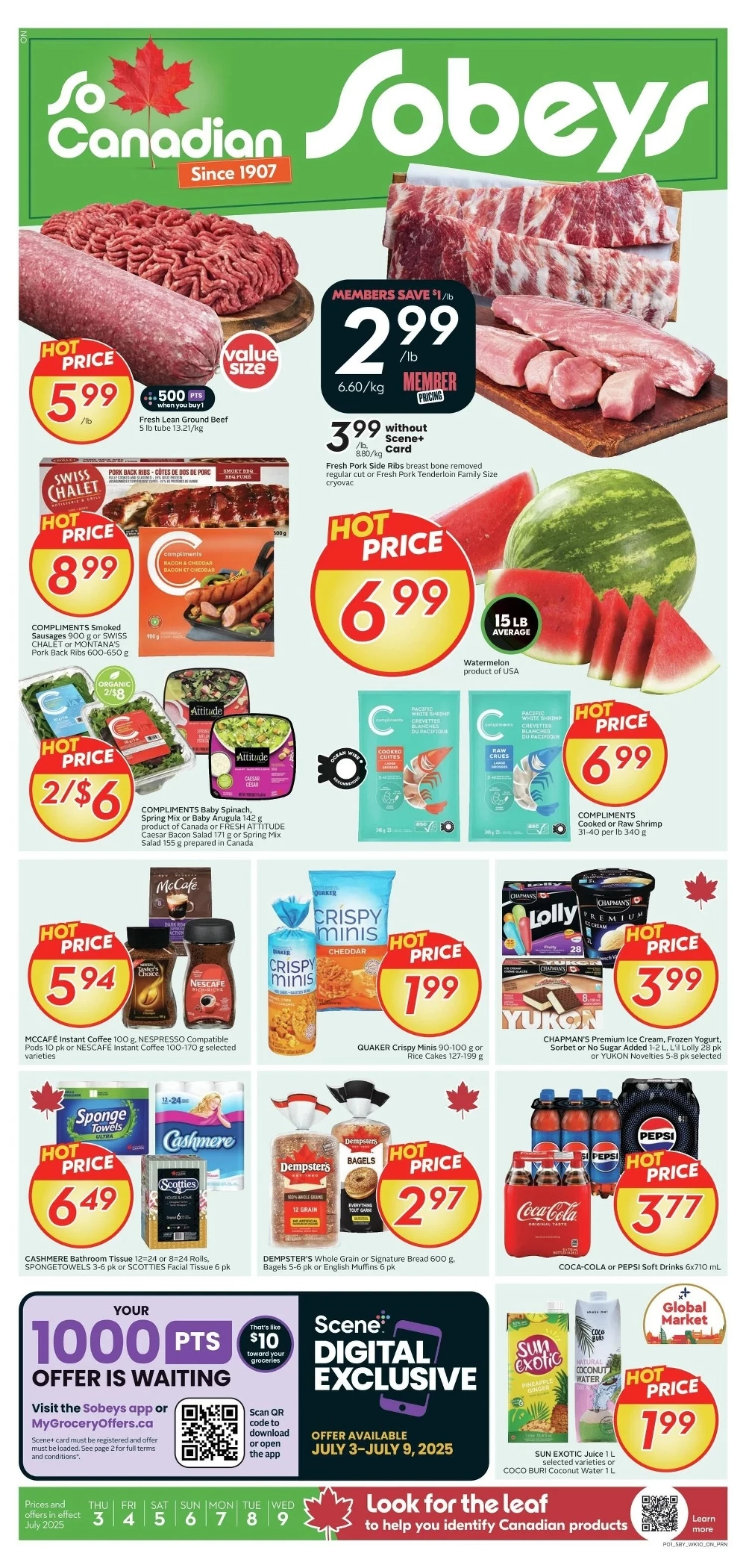 sobeys flyer ont.