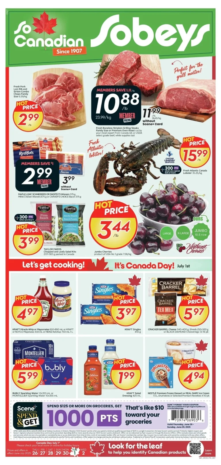 sobeys flyer ont.