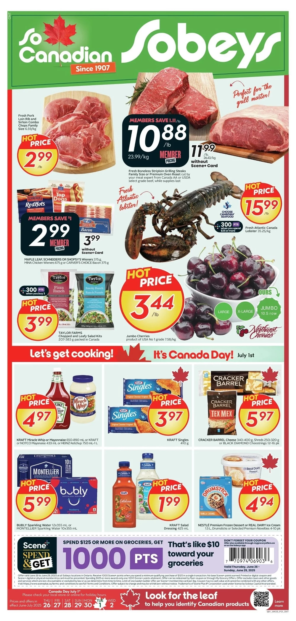 sobeys flyer ont.