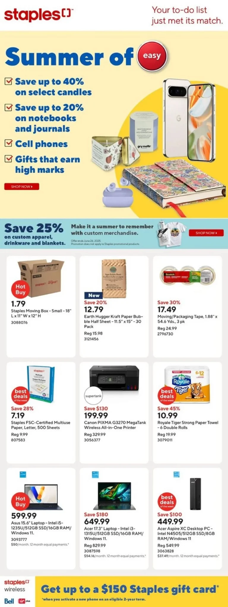 staples flyer