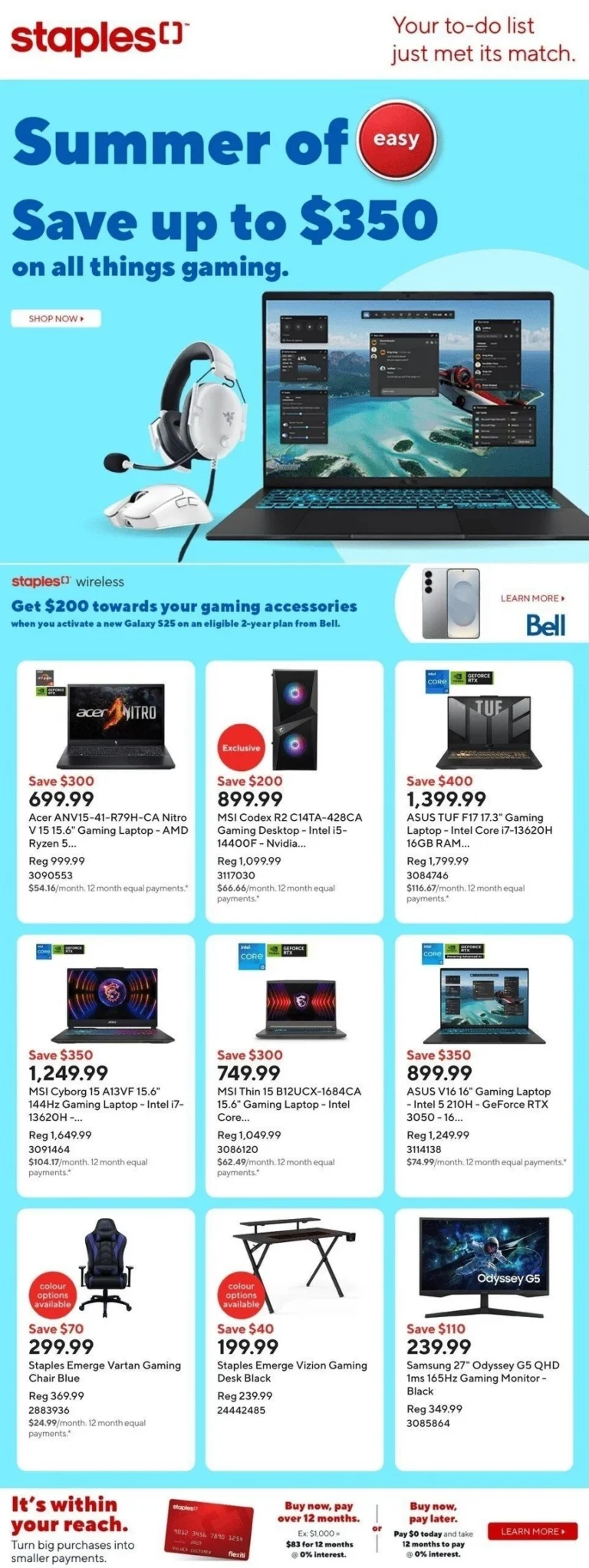 staples flyer canada