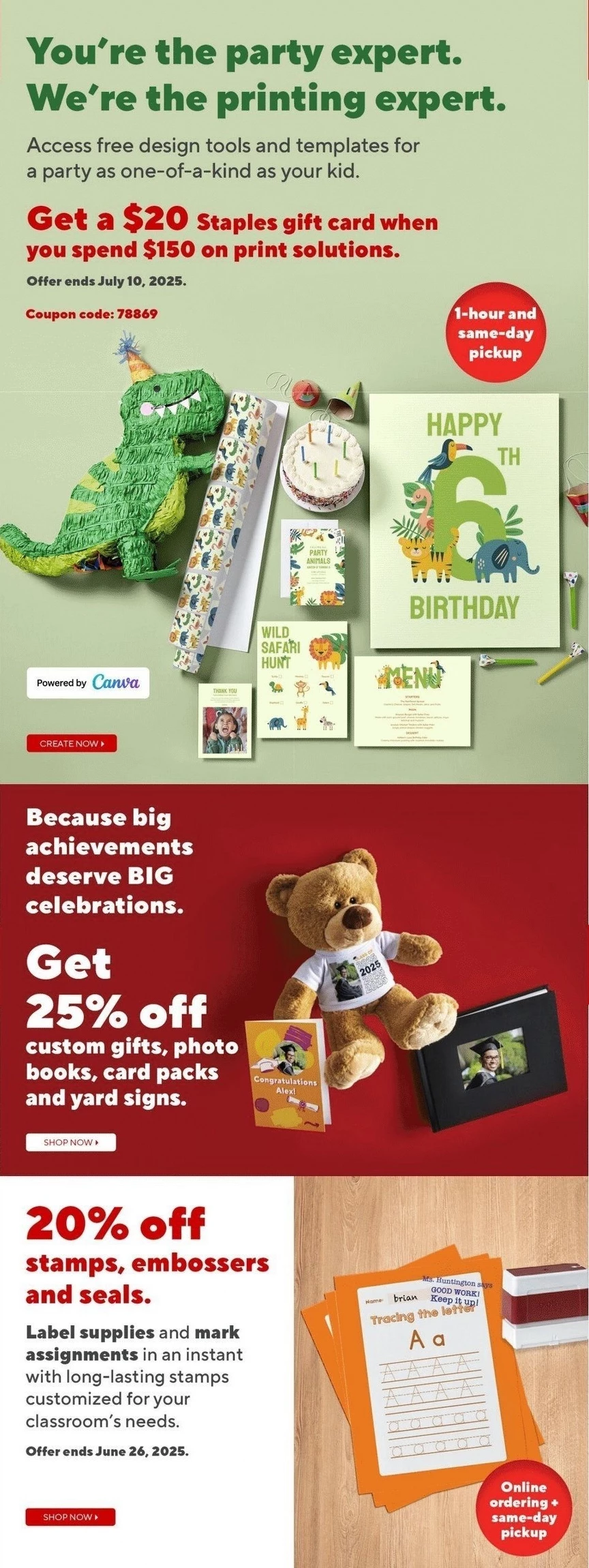 staples flyer june 20 26 15
