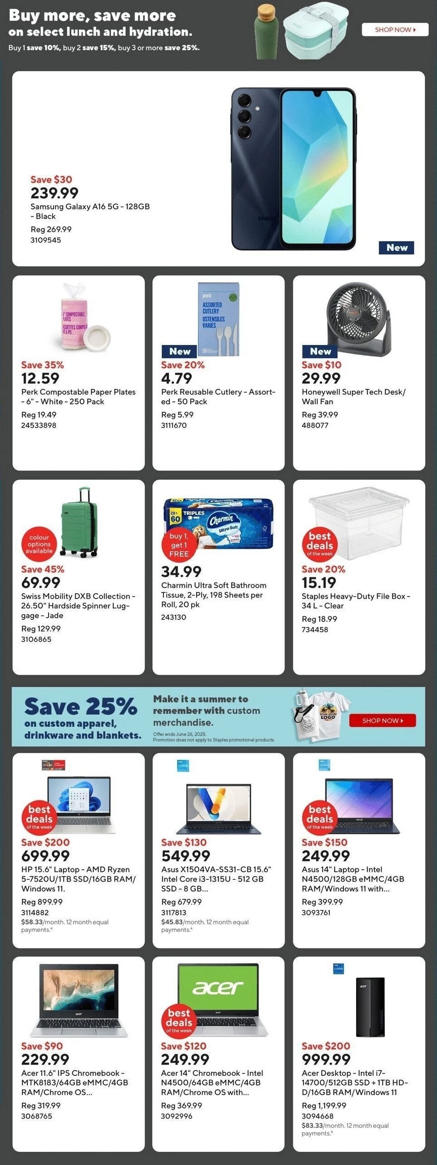 staples flyer june 20 26 2