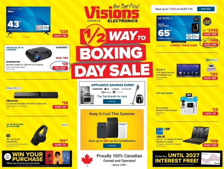 visions electronics flyer