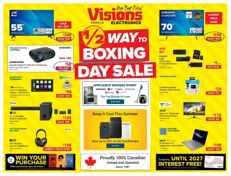 visions electronics flyer