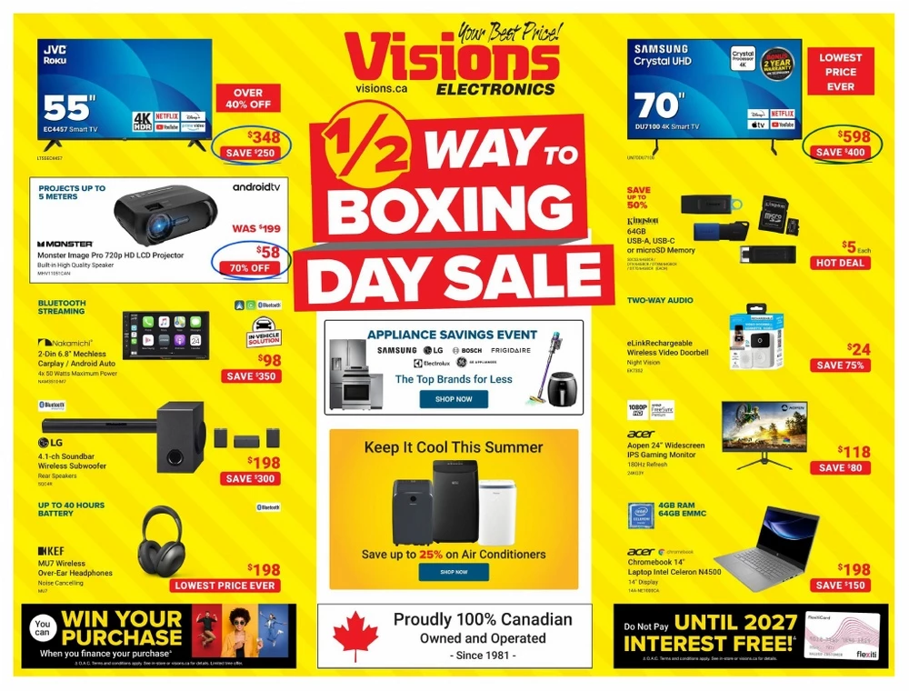 visions electronics flyer