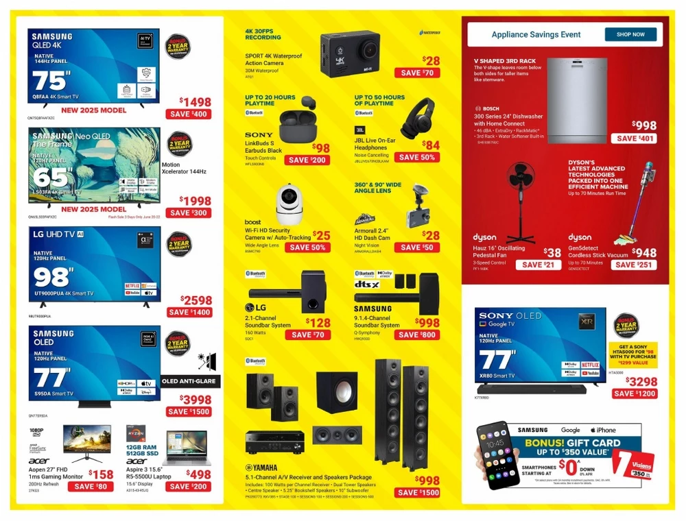 visions electronics flyer june 20 26 2
