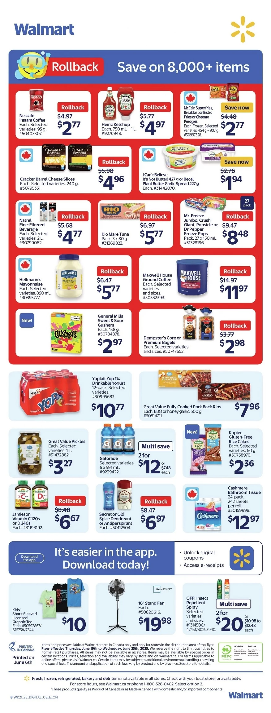 walmart flyer june 19 25 2
