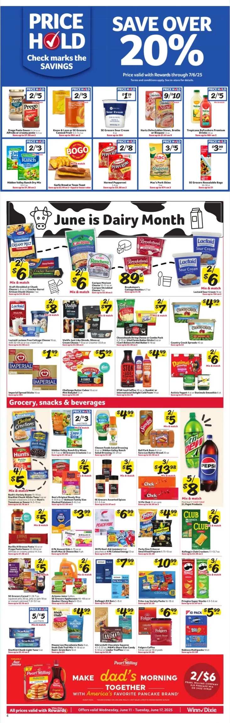winn dixie weekly ad june 11 17 4