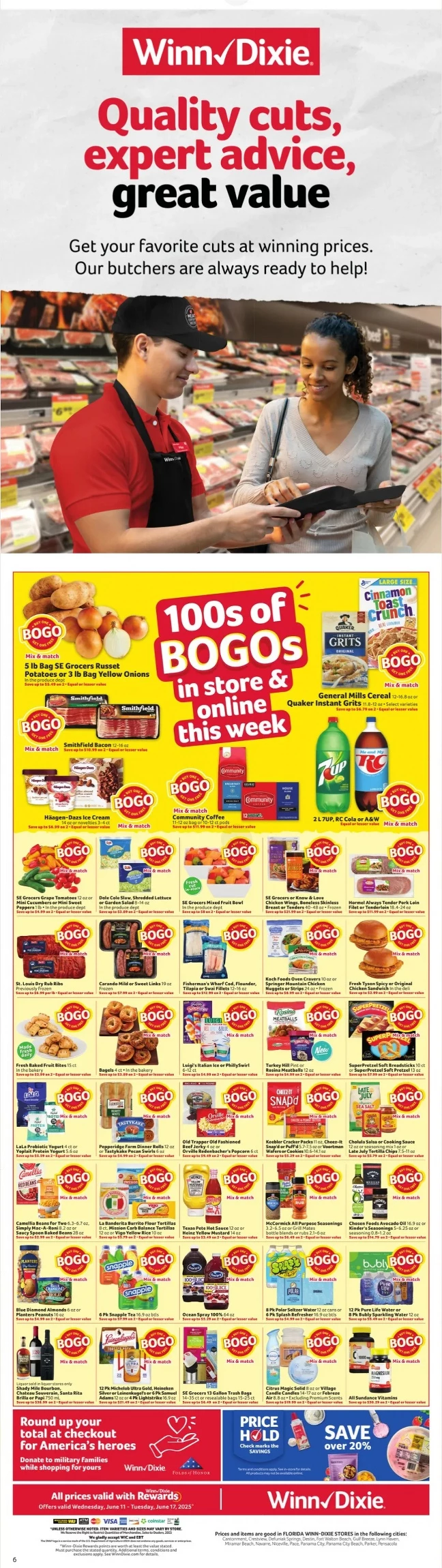 winn dixie weekly ad june 11 17 8