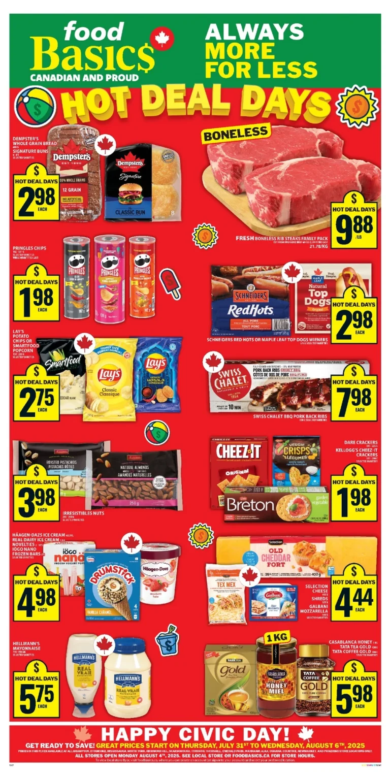 food basics flyer, upcoming