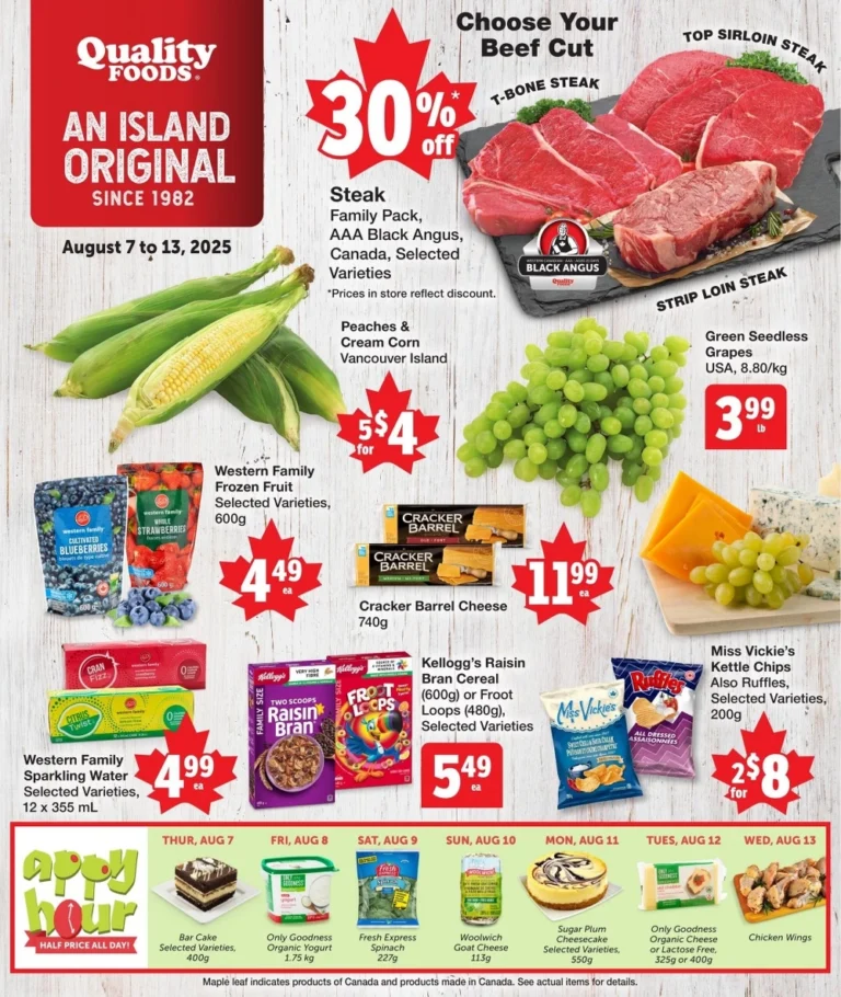 quality foods flyer
